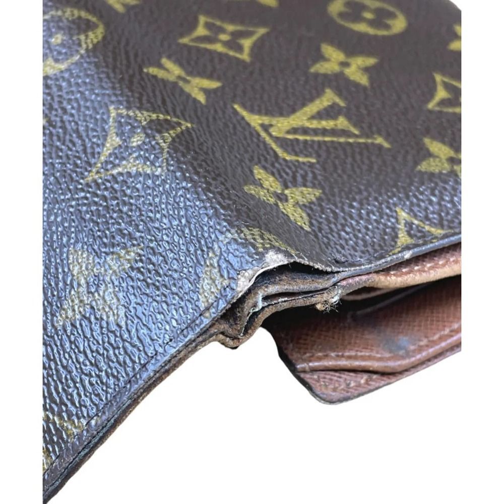 LOUIS VUITTON Monogram Canvas Leather Etui Papiers Trifold Wallet. SP1011. - Picture 10 of 11